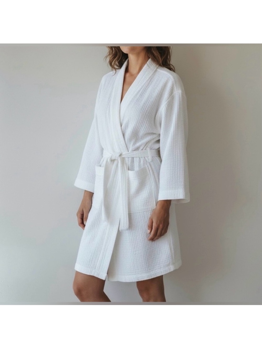 Parachute Home Cotton Cloud Robe, barely used White Medium